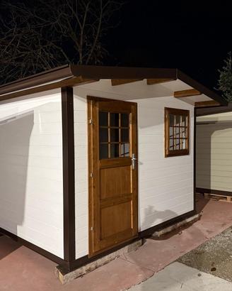 Casetta in legno da giardino 3x2 metri- Nuova