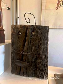 Scultura “Omaggio a Dalì”- Legno e metallo