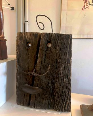 Scultura “Omaggio a Dalì”- Legno e metallo