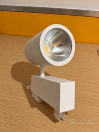 Faretti LED da binario SIDE 35W bianchi