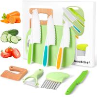 Set di 8 coltelli da cucina per bambini, per tagli