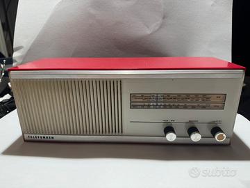 Radio d'epoca Telefunken Capriccino 101 rosso-1970