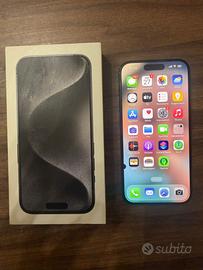 Iphone 15 pro nero titanio 512gb
