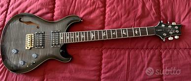 PRS Guitars SE Custom 24 Semi-Hollow Piezo Charcoa