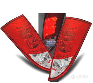 FANALI PER FORD FOCUS MK1 98-04 LED ROSSO CHIARO