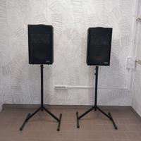 SET 2 CASSE AMPLICATE + supporti DAVOLI MOD 125