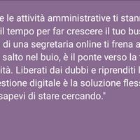 Segreteria impiegata assistenza virtuale