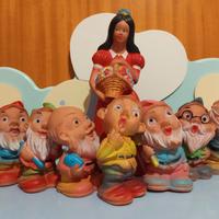 Set Vintage Biancaneve e i sette nani anni '60