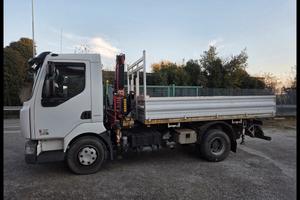 RENAULT MIDLUM 220 Cassone Gru FASSI F55 89000 KM