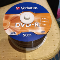 Dvd-r verbatim 50 pezzi