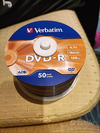 Dvd-r verbatim 50 pezzi