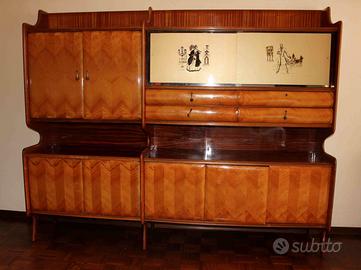 1960, Mobile da sala/credenza con alzata