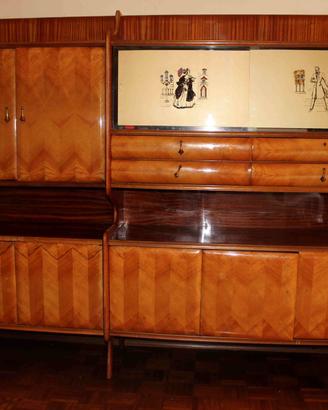 1960, Mobile da sala/credenza con alzata