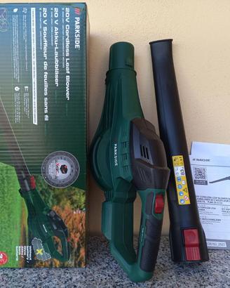 Soffiatore Parkside LIDL funzionante a batteria
