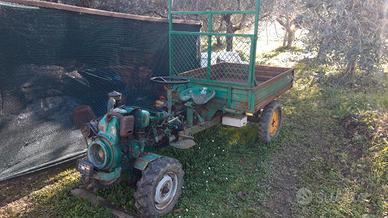 Motoagricola comodissima con volante