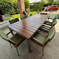 Tavolo Esterno in Teak con 8 Sedie