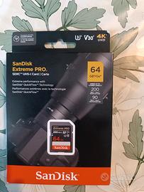 64gb Sandisk sdxc nuovo sigillato 