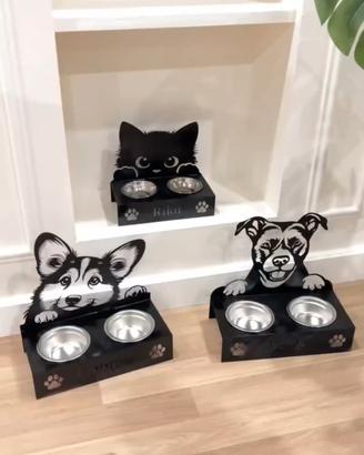 PORTA CIOTOLA PER CANI DECORATIVA PERSONALIZZATA