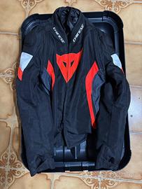 Giacca da moto DAINESE - AVRO 5 TEX + ParaSchiena