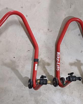 Cavaletti bike-lift anteriore e posteriore
