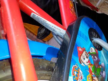 biciclettta PAW PATROL