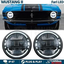 FARI LED Omologati FORD MUSTANG 1 e 2 Luci Bianca