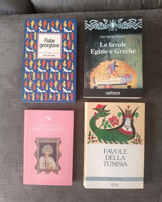 Lotto 4 libri fiabe : georgiane, egizie e greche