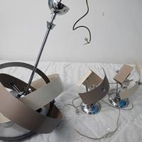 Lampadario più abat-jour comodini