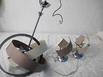 Lampadario più abat-jour comodini