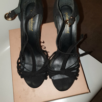 Scarpe Décolleté tacco e laccio caviglia