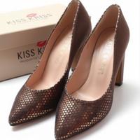 Kiss Kriss Décolleté in Vera Pelle  Nuove 36