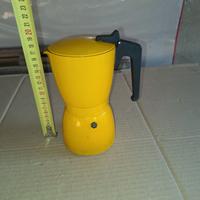 VECCHIA CAFFETTIERA IRMEL GIALLA CON FILTRO A VITE