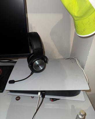 Playstation 5 +monitor gaming ASUS+ cuffie