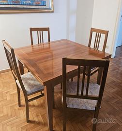 TAVOLO DA PRANZO E SEDIE