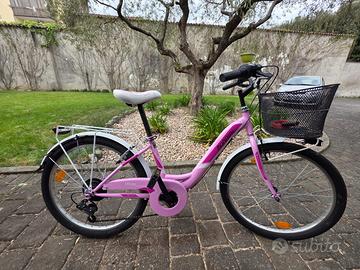 Bici da bambina rosa - ruote da 24