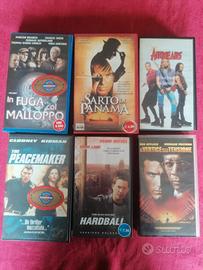 lotto di sei videocassette VHS 