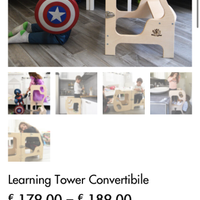 Torre montessoriana - learning tower Baby Wood