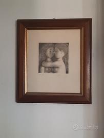 Litografia Antonio Bueno "Le Amiche"