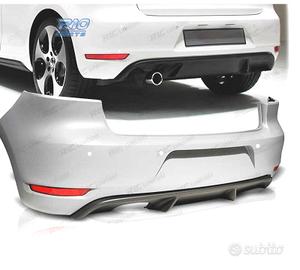 PARAURTI POSTERIORE VOLKSWAGEN VW GOLF 6 LOOK GTI 