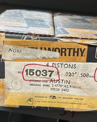 Pistoni AE Austin Mini Cooper Ø62,91 - Set 4 pezzi