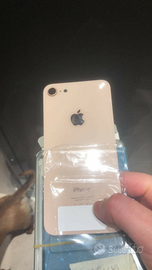 Vetrino posteriore colore rosa iphone 8 nuovo