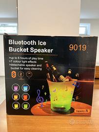 Portaghiaccio suaglass per vino a LED con speaker