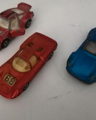 Tre modellini Porsche 