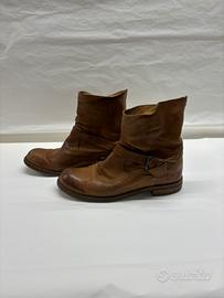 Stivaletti in cuoio Pantanetti Made in Italy