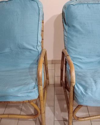 Fodere celesti per poltrone 