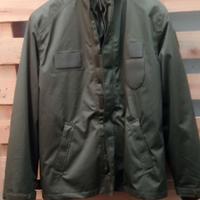 Giacca termica militare con cappuccio scomparsa