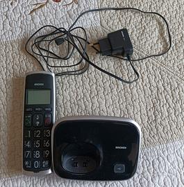 Telefono cordless Brondi per anziani tasti grandi