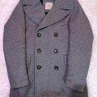 Cappotto Mango Uomo Grigio Doppiopetto Taglia S