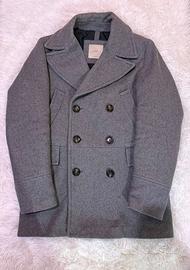 Cappotto Mango Uomo Grigio Doppiopetto Taglia S