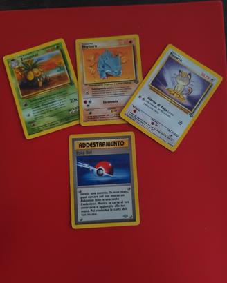 lottino carte Pokemon jungle 